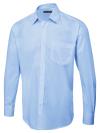  UC713  Men's Long Sleeve Poplin Shirt Light Blue colour image